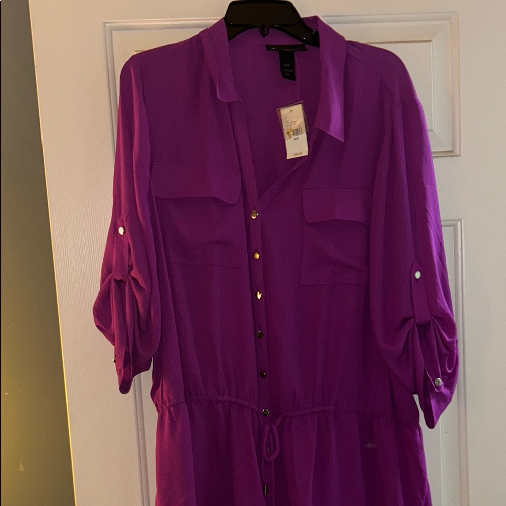 Lane Bryant Purple Blouse